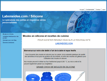 Tablet Screenshot of moulessilicone.laboneidee.com